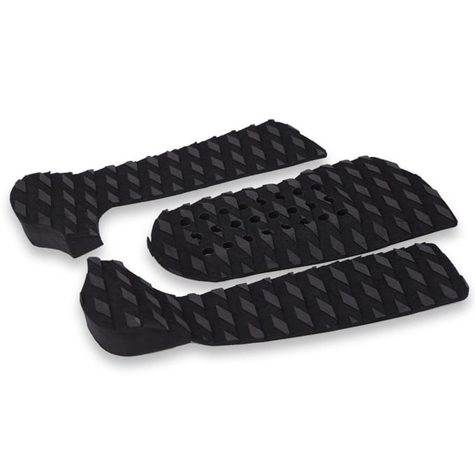 3 stuks Surfen Surfplank Anti Slip Traction Pad Tailpad Deck Grip (Zwart) zwart