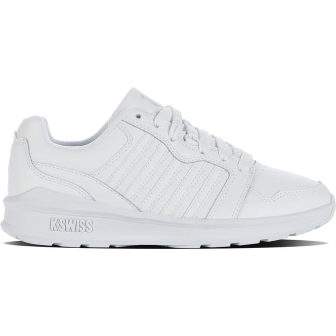K-Swiss Rival Trainer Vrijtijdsschoen Dames-Wit,Wit