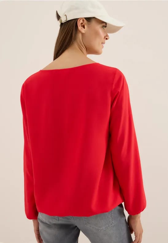 Blouse in effen kleur