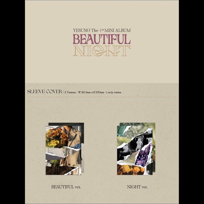YESUNG - Beautiful Night Fotoboek Ver. Album 1EA gray