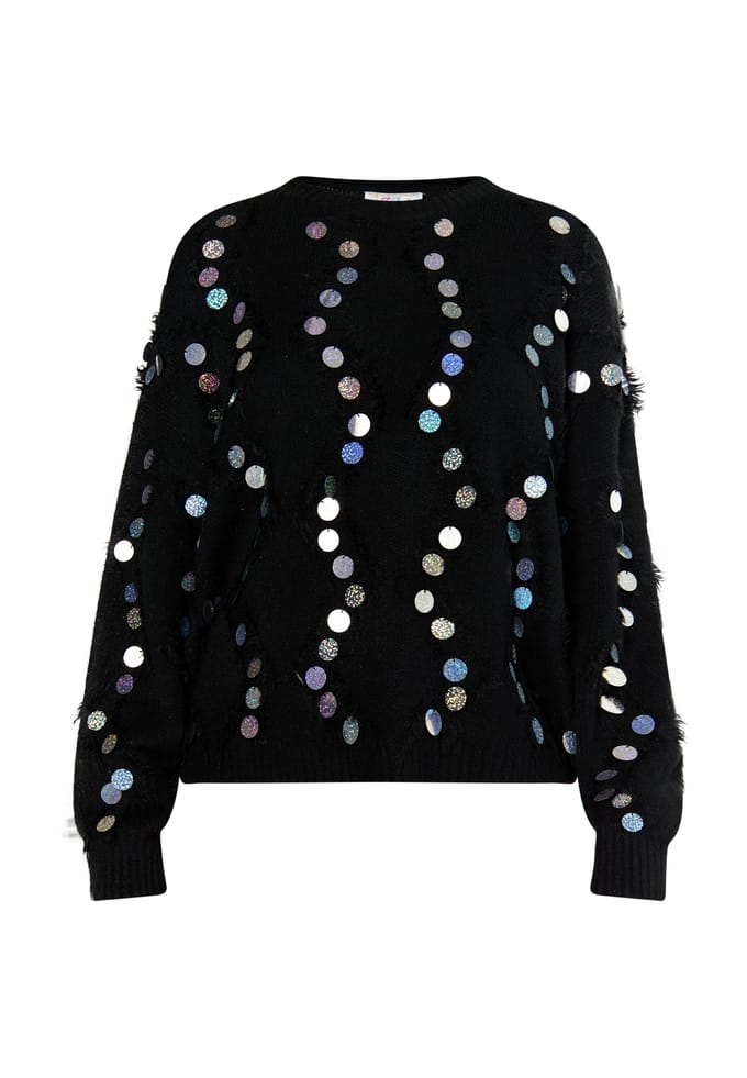 IZIA Jumper Dames zwart