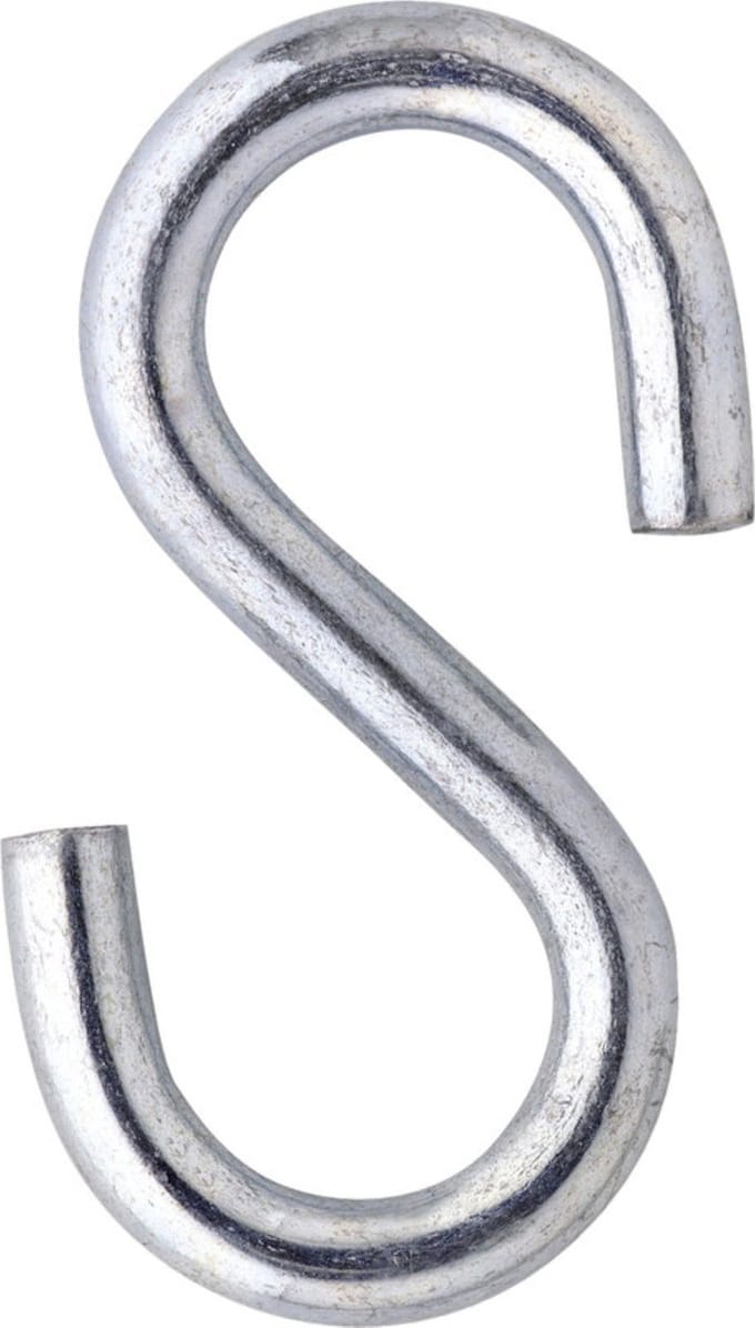 Homefix - S haken verzinkt - 30 mm - 10 stuks