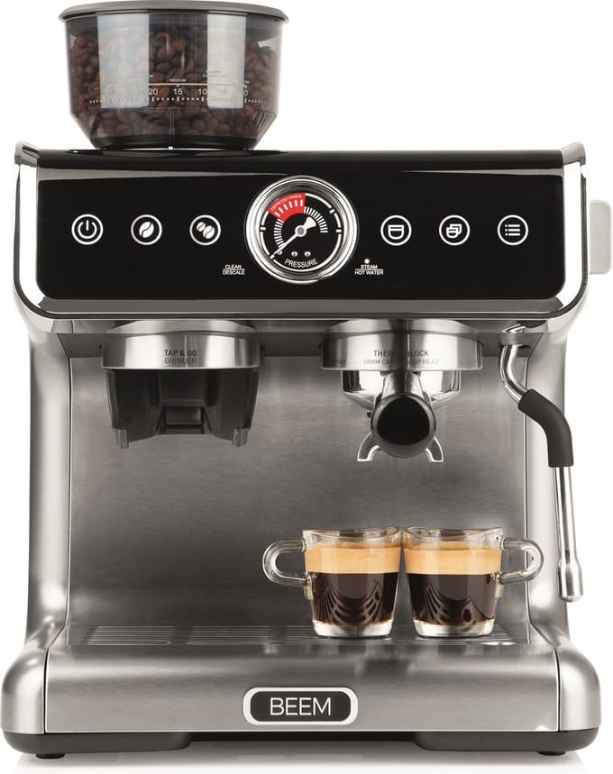 Beem Espressomachine Grind Profession - Met bonenmaler