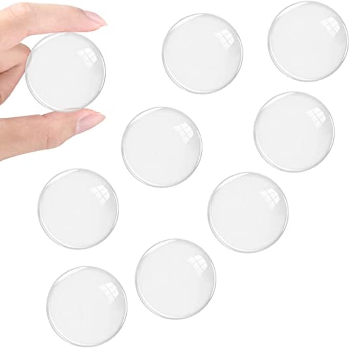 Solidchoice - Dempers voor Deuren, Set van 9, Transparante Wandbescherming