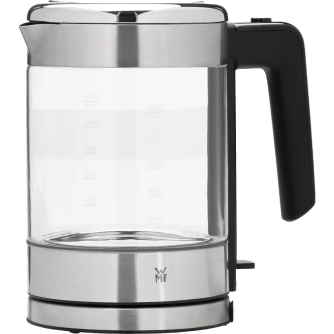 WMF KITCHENminis - Glazen Waterkoker - 1L - Compact - LED-verlichting - BPA-vrij