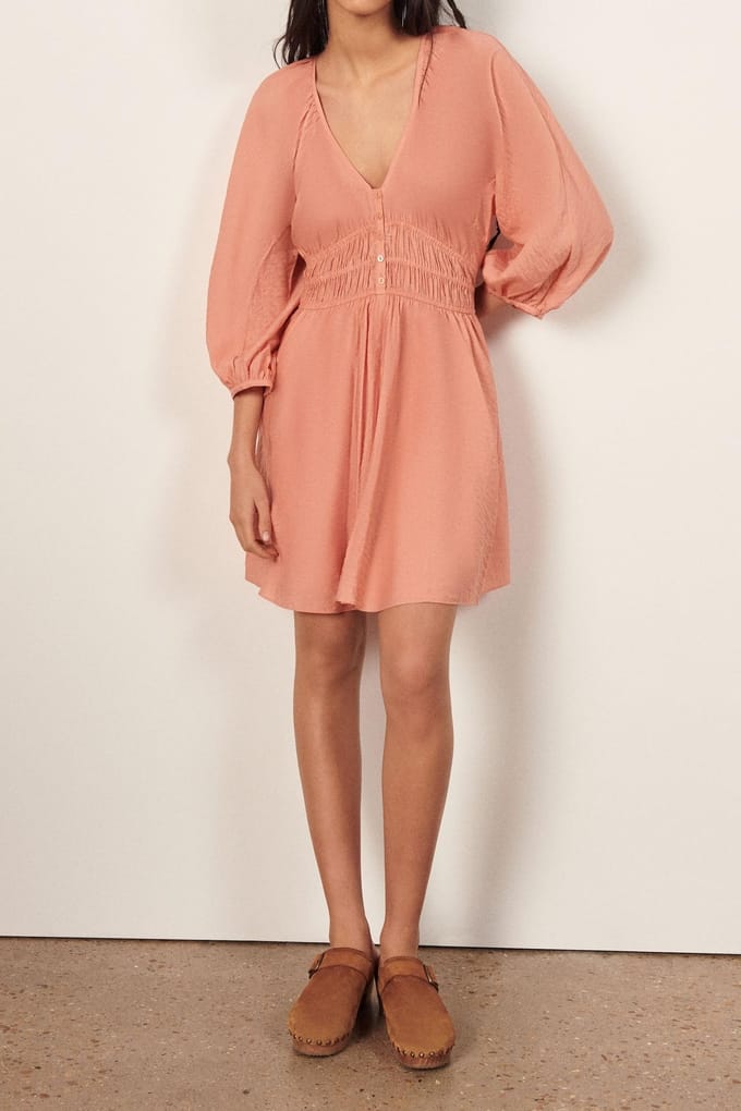 BA&SH Robe Lova Rose Taglia: S | Abiti Mini Outlet | Donna | Rosa