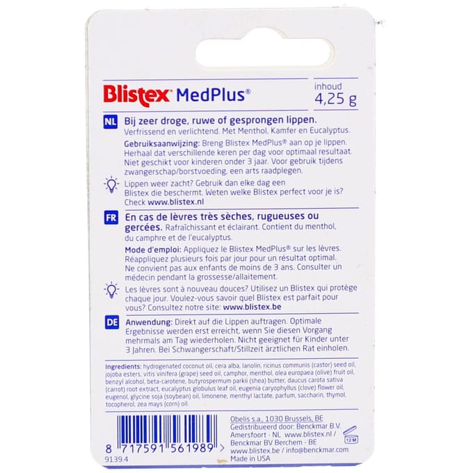Lippenbalsem med plus stick hang 4,25 Lippenstift