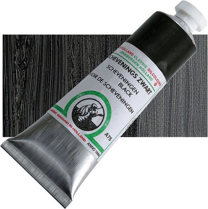 Old Holland Olieverf Scheveningen Black A75 18ml