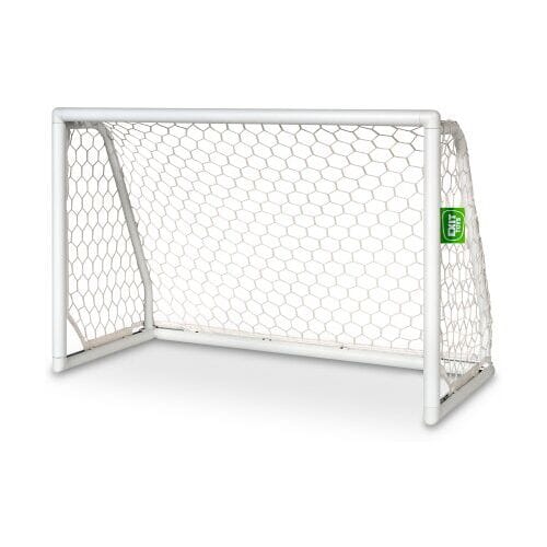 EXIT Scala Aluminium Voetbaldoel 120x80cm - Weerbestendig - Voetbal Goal - Voor Kinderen - Tuin - Wit