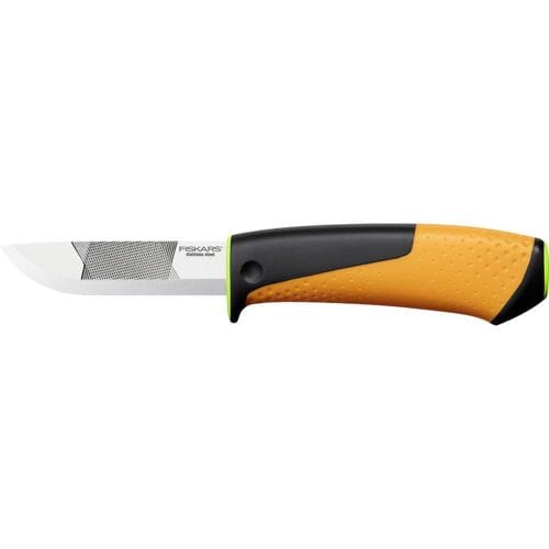 Fiskars 1023619 - Monteursmes met Slijper - Roestvrij Staal - Ergonomische Handgreep