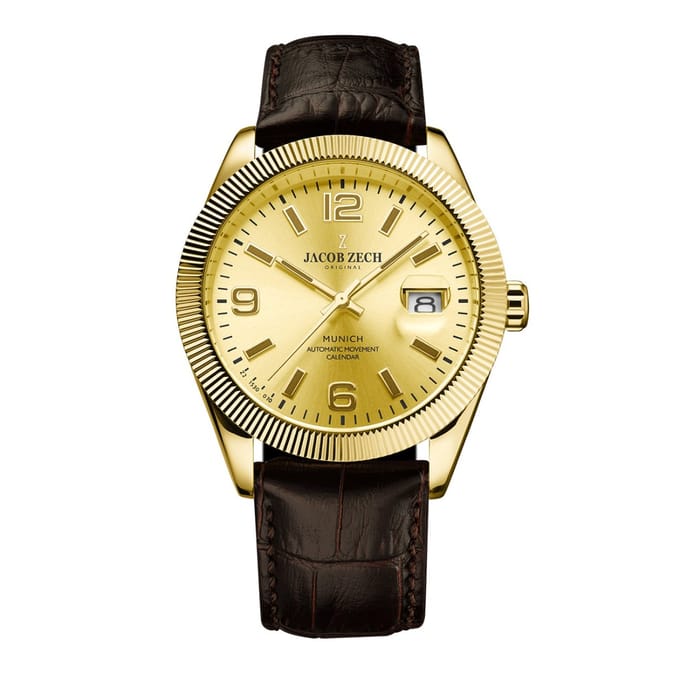 Jacob Zech - Heren Horloge Munich - Goud