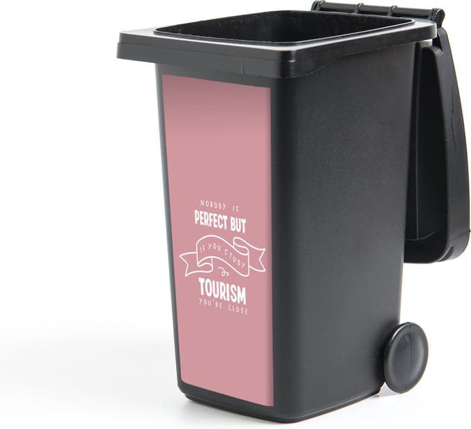 Container sticker Toerisme - Quotes - Studenten - Studie - 38x80 cm - Kliko sticker