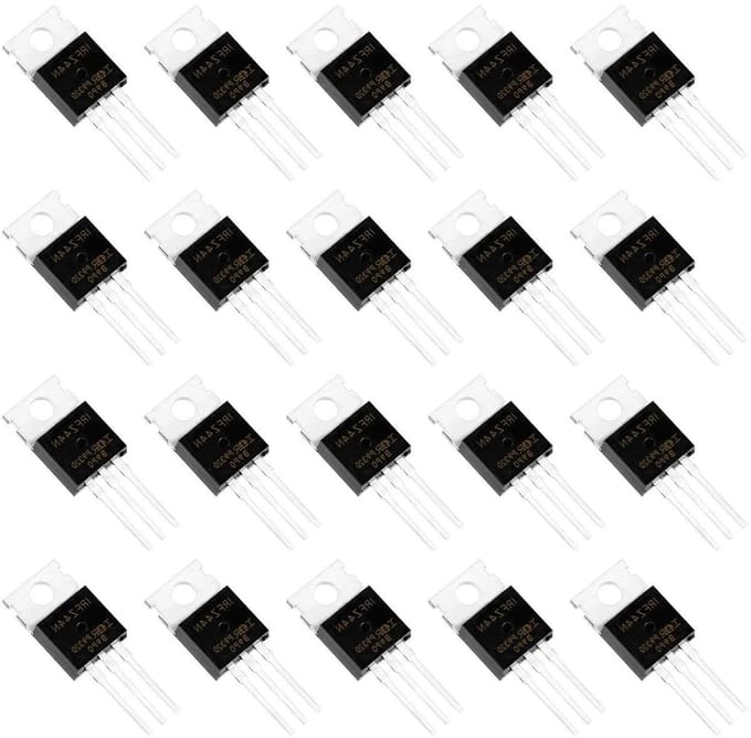 N-kanaals Transistor - MOSFET Transistor - Schakelen - Snel schakelen - 20 stuks - Zwart