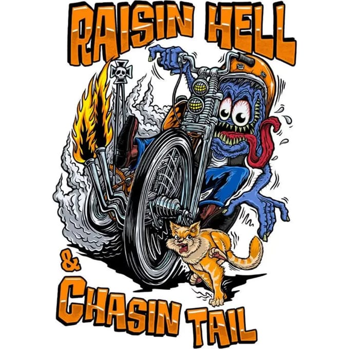 Stickers Lethal Threat Chasin Tail