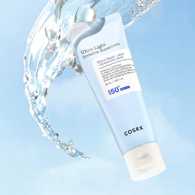 [COSRX] Ultralichte onzichtbare zonnebrandcrème SPF 50+ PA++++ 50ml white