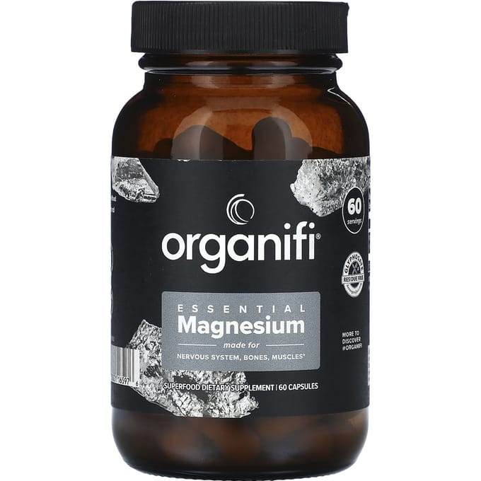 Organifi, Essentieel Magnesium, 60 Capsules