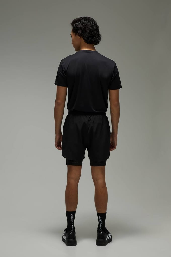 Common Pace Running Ultra 5inch 2in1 Short | Black | Size Medium