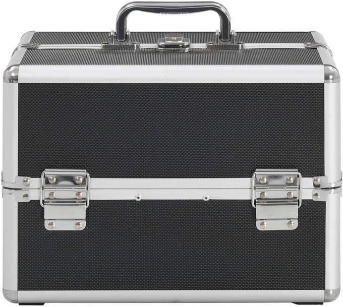 Professionele Make-up Koffer met Trolley en Ruime Opbergvakken