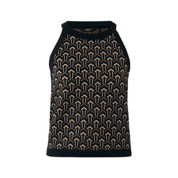 Geometrisch jacquardprint tanktop dames Mexx