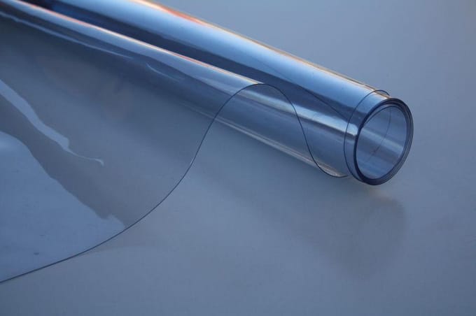 Doorzichtig zeil. Plastic folie. Tentvenster 0,30 mm. 140 cm