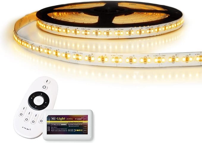 Led strip meter 1 Warm Wit pro 240 leds -complete set