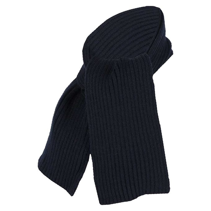 Baby Sjaal - Ribbed - One Size - Marine blauw / 1-2 Jaar