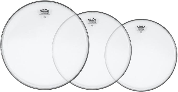 Remo velSet Ambasador, clear, Fusion: 10",12",14" - Drumvellen set