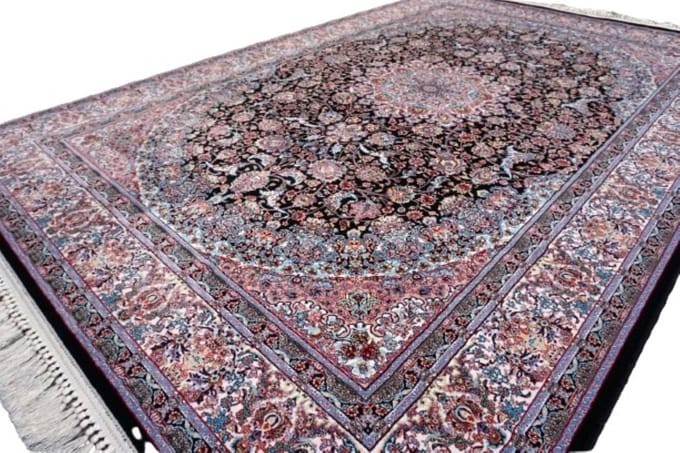 SusaStyle Perzisch Vloerkleed – Mashhad darkblue – Tapijt 200 x 300 cm