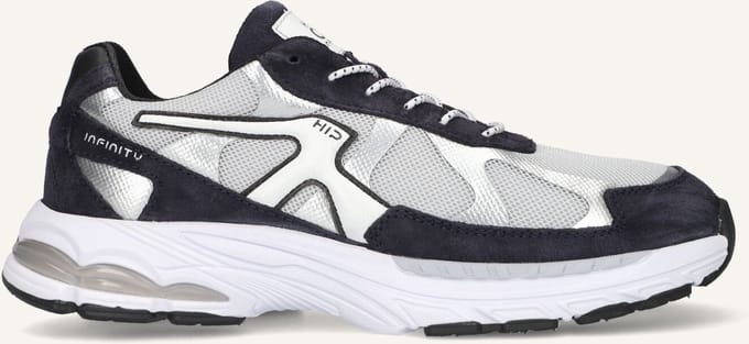 Hip H1662 Sneakers - Jongens - Zilver - Maat 33