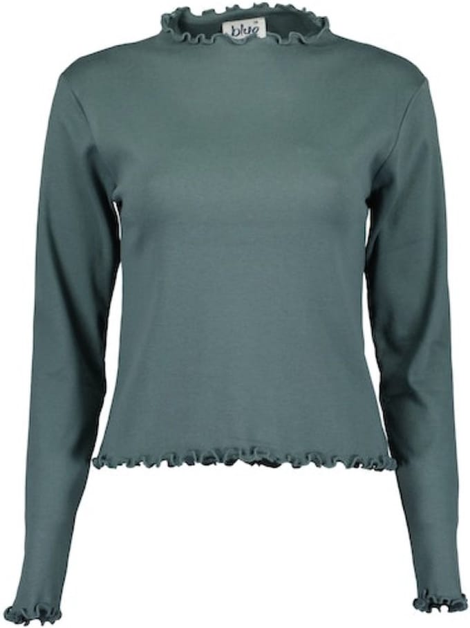 Blue Seven dames - Trui 203513 groen dun shirt maat 44