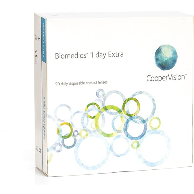 -3.50 - Biomedics® 1 day Extra - 90 pack - Daglenzen - BC 8.60 - Contactlenzen
