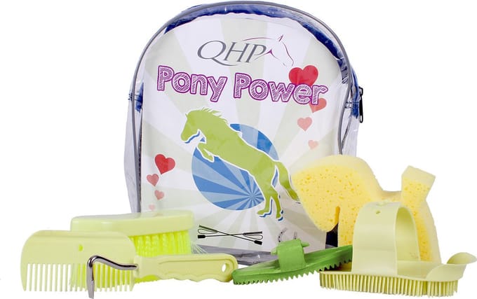 QHP - Pony power Poetsrugzak - Lime