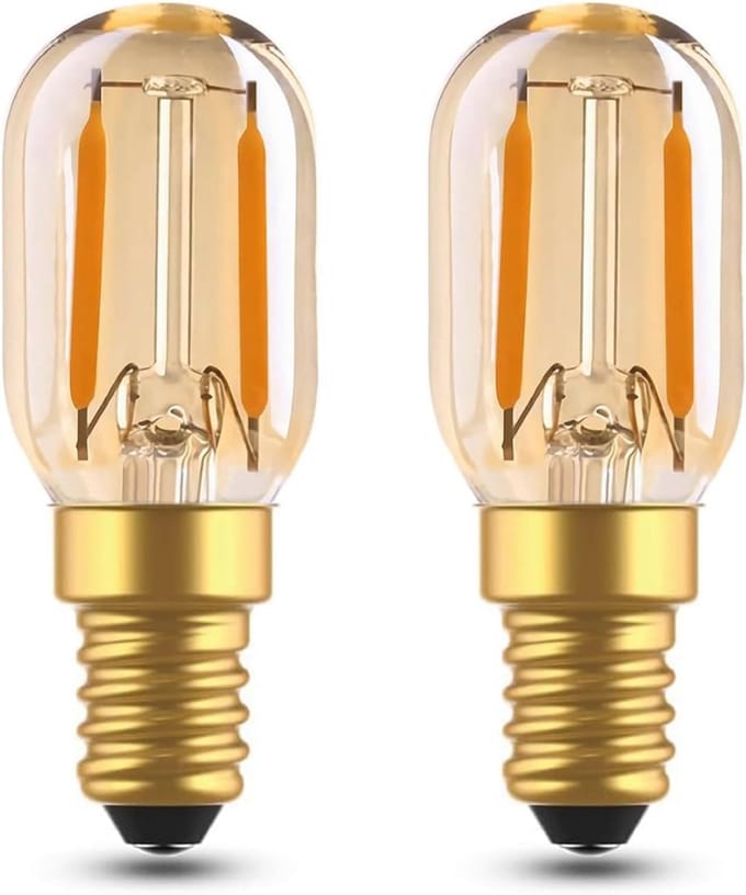 E14 LED Gloeilamp Warmwit Vintage Mini-Buislamp 1W - 2 Stuks