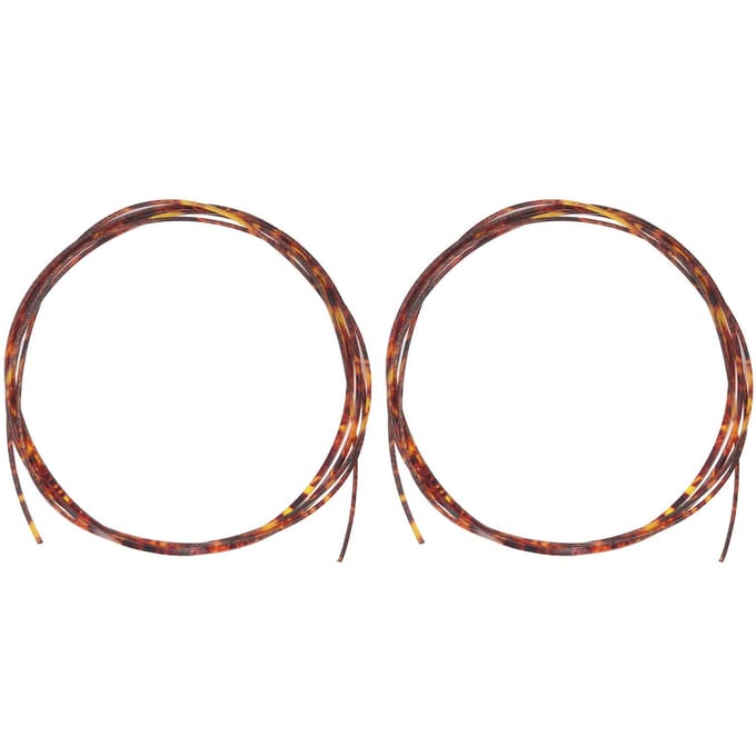 2 STUKS Gitaar Binding Purfling Strips Celluloid Decoratieve Strip voor Akoestische Klassieke Gitaren brown