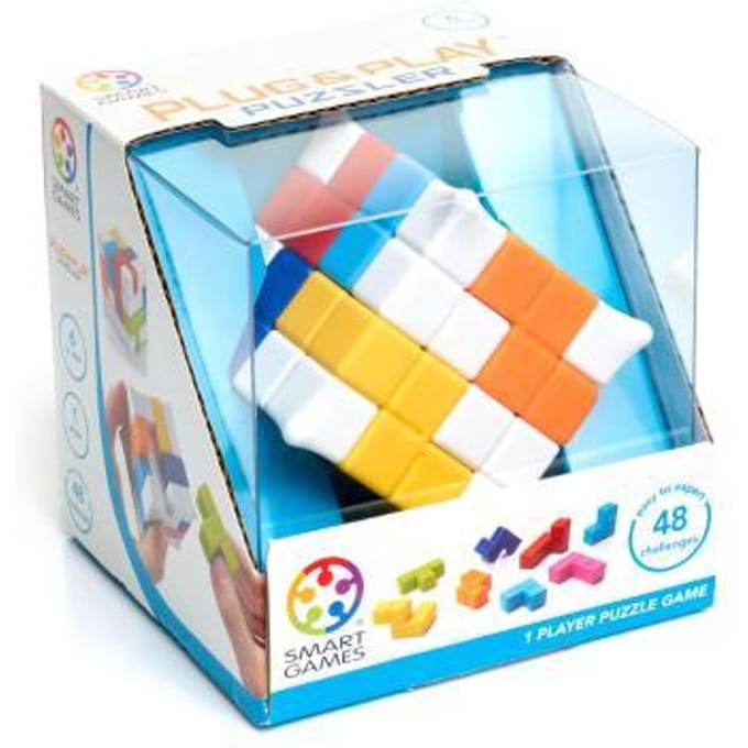 Smart SmartGames - Plug & Play Puzzler - 3D puzzelspel - 48 opdrachten Bordspellen