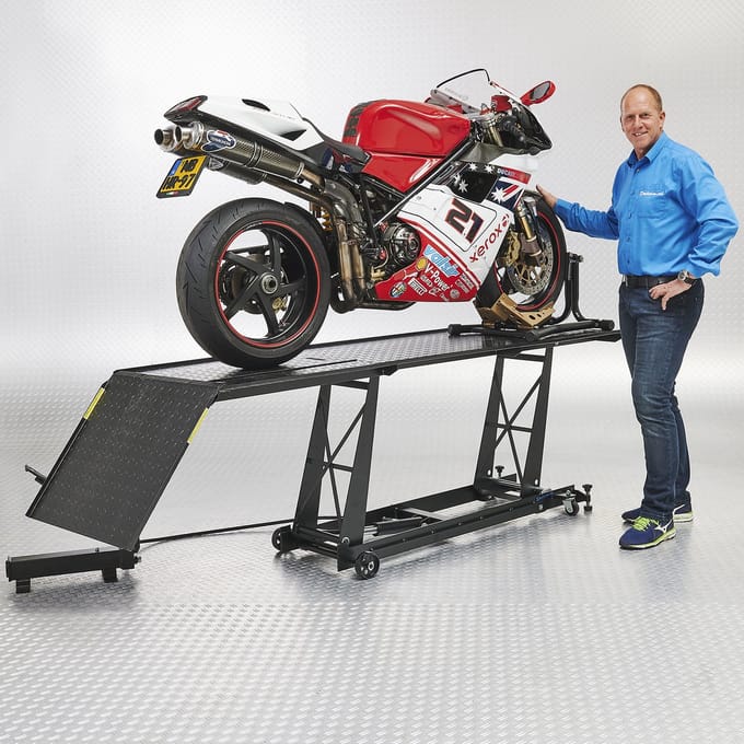 Datona® Motorheftafel hydropneumatisch - Zwart