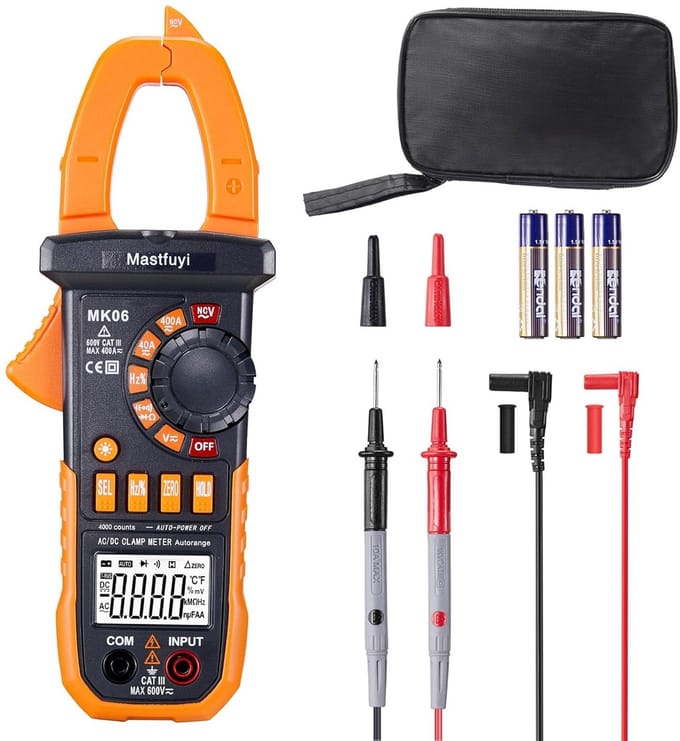 Digitale Stroomtangmeter - AC/DC Stroom, Spanning, Weerstand, Capaciteit & Frequentie Meting