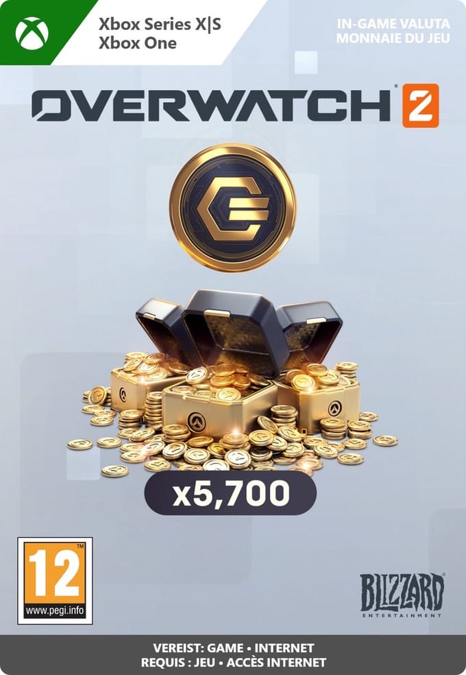 Overwatch 2 - 5000 Coins - Xbox Series X|S/Xbox One Download