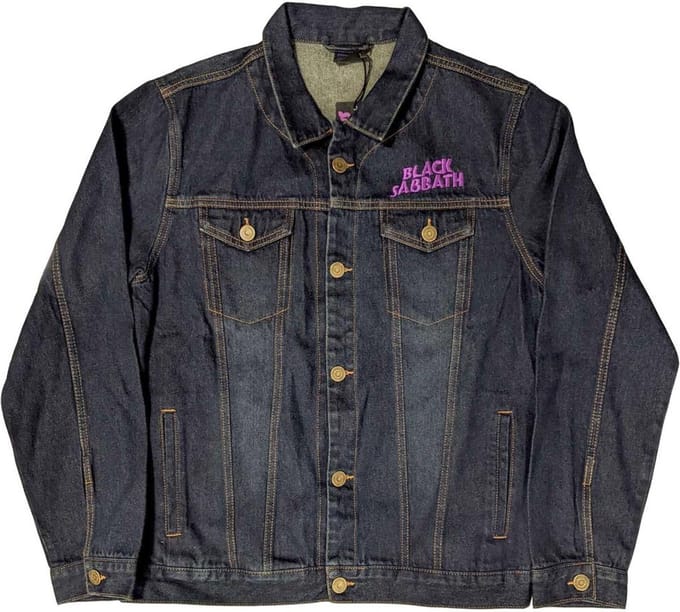 Black Sabbath - Wavy Logo Jacket - XL - Blauw