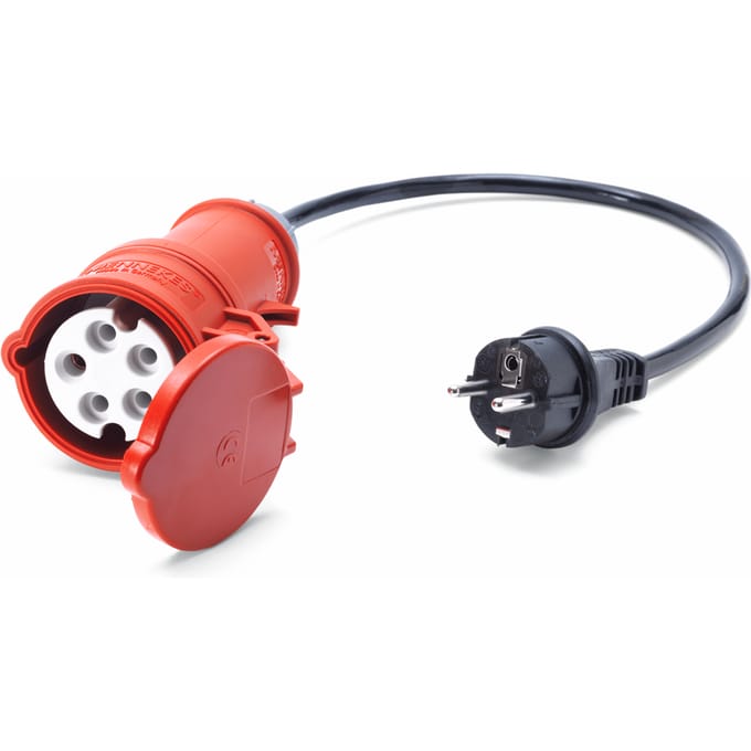 Husqvarnapower verloop 3fase ->1 fase