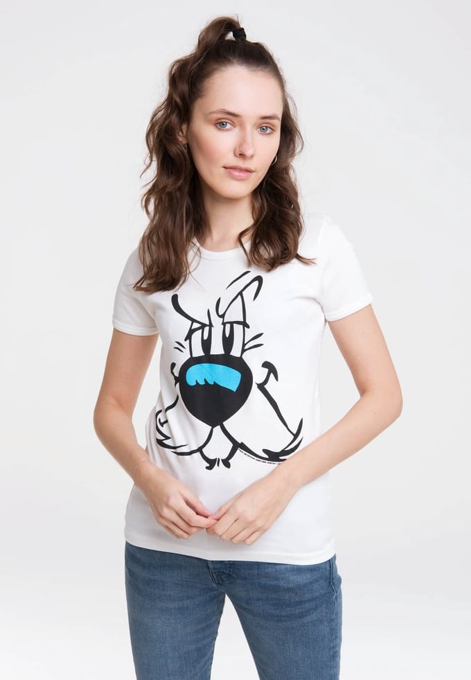 Logoshirt T-Shirt Asterix - Idefix Gesicht