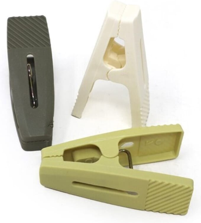 Concorde wasknijpers - 40x - kleurenmix - kunststof - 6 cm