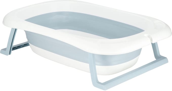 Springos Opvouwbaar Bad - Babybad - Mint/Grijs/Wit