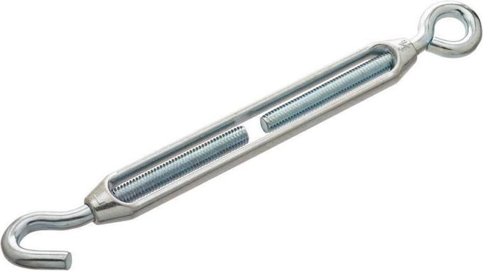 Staaldraad spanner / spanschroef - OOG-HAAK - M6