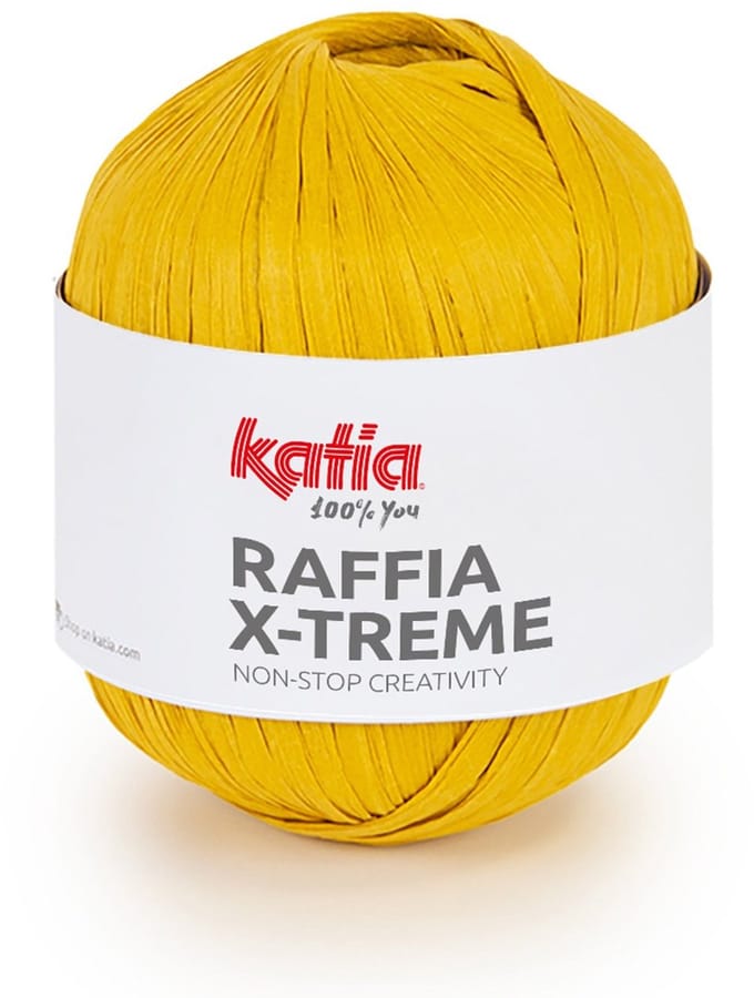 Katia Raffia X-Treme - 110 Indigoblauw - Biologische Viscose Lintgaren