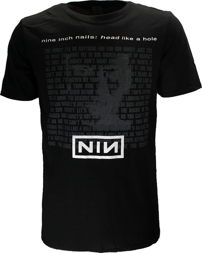 Nine Inch Nails Head Like A Hole T-Shirt - Officiële Merchandise - S