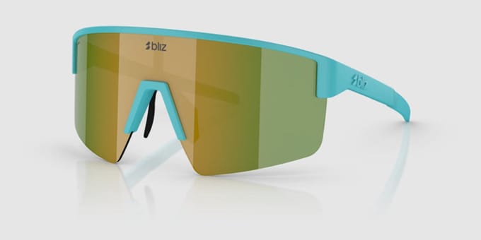 Bliz P004 Bril Matte Turquoise - Green - Small