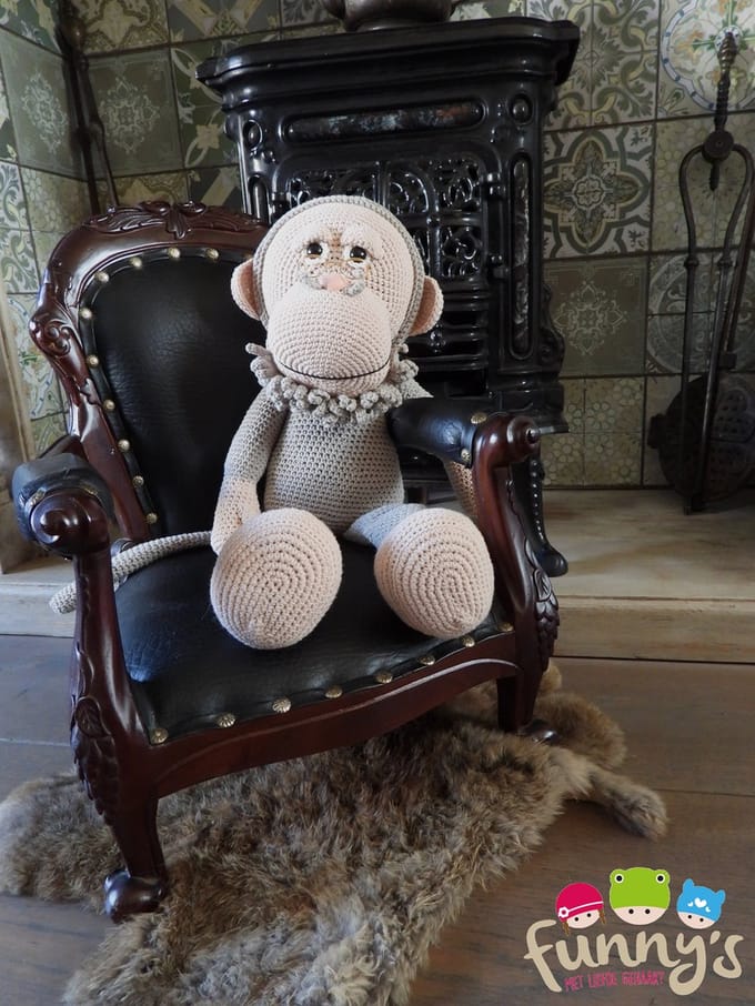 Haakpakket XXL Funny Monkey basic Grandpa