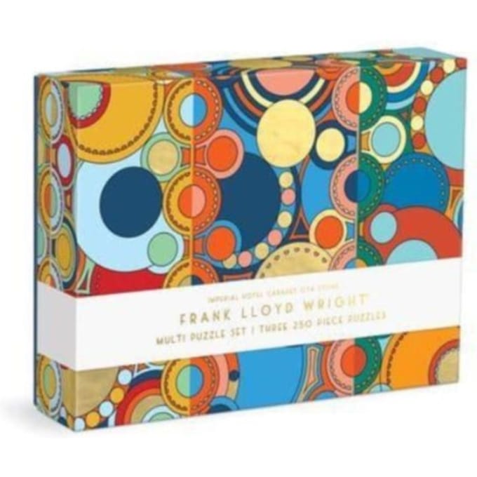 Frank Lloyd Wright Imperial Hotel Multi Puzzle Set - Galison