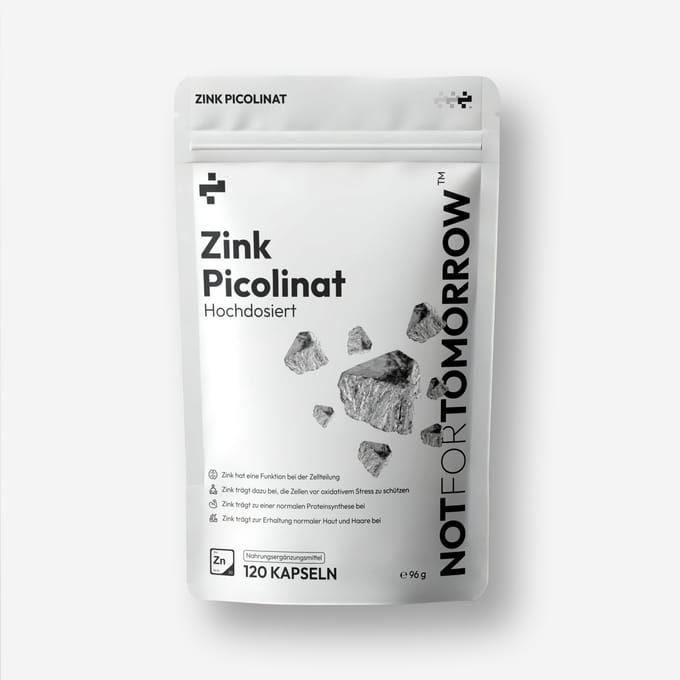 NOTFORTOMORROW - Zink Picolinaat - 30 mg - 120 capsules